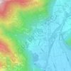 Mappa topografica Coloredo, altitudine, rilievo