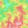 Mappa topografica Campêlo, altitudine, rilievo