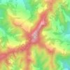 Mappa topografica Monte Battaglia, altitudine, rilievo