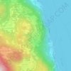 Mappa topografica Civenna, altitudine, rilievo