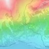 Mappa topografica Milibachfall, altitudine, rilievo
