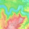 Mappa topografica Kyburg, altitudine, rilievo