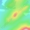 Mappa topografica Cambret Hill, altitudine, rilievo