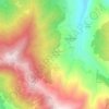Mappa topografica Caldirola, altitudine, rilievo