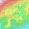 Mappa topografica Contrà Onfesa, altitudine, rilievo