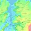 Mappa topografica Las Calellas, altitudine, rilievo