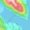 Mappa topografica Kilmun, altitudine, rilievo