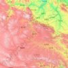 Mappa topografica 甘南州, altitudine, rilievo