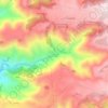 Mappa topografica Trunca, altitudine, rilievo