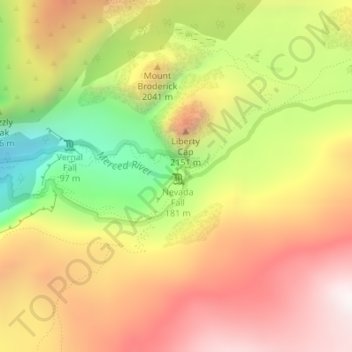 Mappa topografica PO box 577, altitudine, rilievo