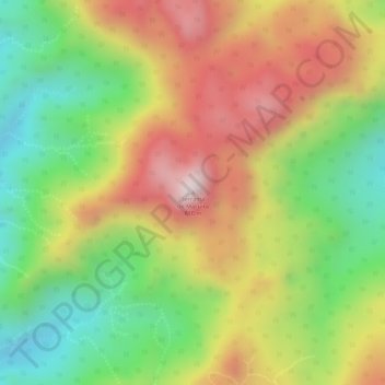 Mappa topografica Serranía de Macuira, altitudine, rilievo