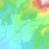 Mappa topografica Gharoh, altitudine, rilievo