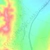Mappa topografica Juan Frio, altitudine, rilievo