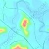 Mappa topografica Mount Lewis, altitudine, rilievo