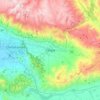 Mappa topografica Sacaba, altitudine, rilievo