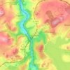 Mappa topografica Jocketa, altitudine, rilievo