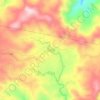Mappa topografica Bago, altitudine, rilievo