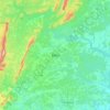 Mappa topografica Bafia, altitudine, rilievo