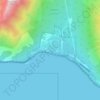 Mappa topografica Indian, altitudine, rilievo