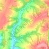 Mappa topografica Фадеята, altitudine, rilievo