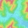 Mappa topografica Bezzecca, altitudine, rilievo