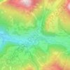 Mappa topografica Plan da Tieja, altitudine, rilievo