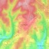 Mappa topografica Kehlbach, altitudine, rilievo