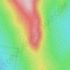 Mappa topografica гора Долгая, altitudine, rilievo