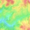 Mappa topografica Le Four, altitudine, rilievo
