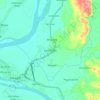 Mappa topografica San Pablo, altitudine, rilievo
