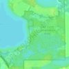 Mappa topografica Mount Collins, altitudine, rilievo