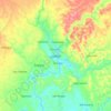 Mappa topografica Jovellar, altitudine, rilievo