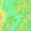 Mappa topografica Черёмная Гора, altitudine, rilievo