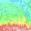 Mappa topografica Le Buron, altitudine, rilievo
