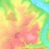 Mappa topografica Le Bois du Chânet, altitudine, rilievo