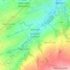Mappa topografica Herressen-Sulzbach, altitudine, rilievo