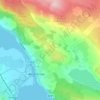 Mappa topografica Tulloch, altitudine, rilievo