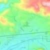 Mappa topografica Tecate, altitudine, rilievo