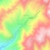 Mappa topografica Pariacaca, altitudine, rilievo