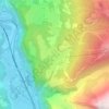 Mappa topografica Les Carroz, altitudine, rilievo