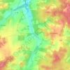 Mappa topografica Moislingen, altitudine, rilievo