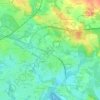 Mappa topografica Bourgerel, altitudine, rilievo