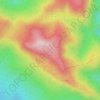 Mappa topografica Bailadila Range, altitudine, rilievo