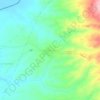 Mappa topografica Lauro di Sessa, altitudine, rilievo