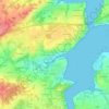 Mappa topografica La Basse Minotais, altitudine, rilievo
