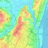 Mappa topografica Camarate, altitudine, rilievo