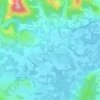 Mappa topografica Caucadis, altitudine, rilievo