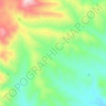 Mappa topografica Benton Tank, altitudine, rilievo