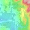 Mappa topografica South Knowlesville, altitudine, rilievo