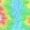 Mappa topografica Geteu, altitudine, rilievo